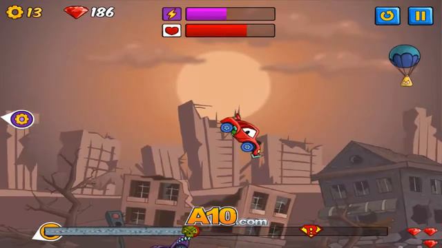 Мультик ИГРА для детей про МАШИНКИ - МАШИНА ест МАШИНУ [2]