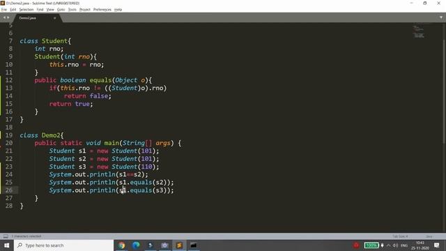 OOP Java Lecture - 10 (==, equals(), compareTo(), compare()) | Gujarati смотреть онлайн
