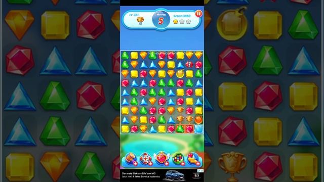 Jewel Crush ? - Jewels & Gems Match 3 Legend 2020 Level 381 ⭐⭐⭐ no Booster ? Android Gameplay ✅ смотреть онлайн