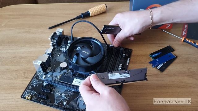 Сборка ПК на AMD Ryzen 3700 + RX 5700 смотреть онлайн