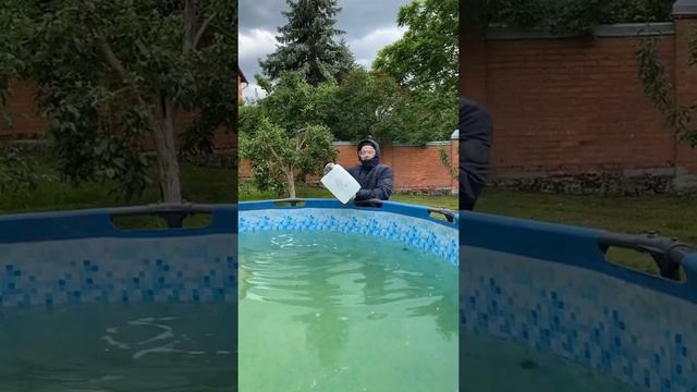 ОЧИЩАЮ БАССЕЙН ПЕРЕКИСЬЮ 37%! смотреть онлайн