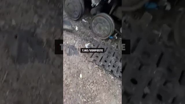 Уничтоженный Т-64БМ "Булат". смотреть онлайн