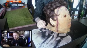 ОБЗОР МАСКИ ИЗ ФИЛЬМА "ТЕХАССКАЯ РЕЗНЯ БЕНЗОПИЛОЙ" С ALIEXPRESS | КОЖАНОЕ ЛИЦО