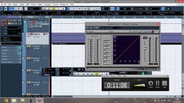 ВИДЕО УРОКИ №1 ПО ВОКАЛУ В CUBASE-5