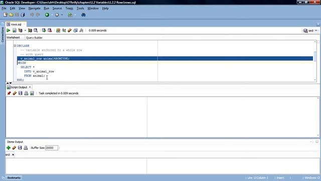 01 05 Rowtype Variables смотреть онлайн