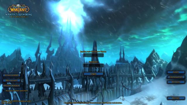 World of Warcraft: Wrath of the Lich King (WotLK Classic) - Login Screen смотреть онлайн