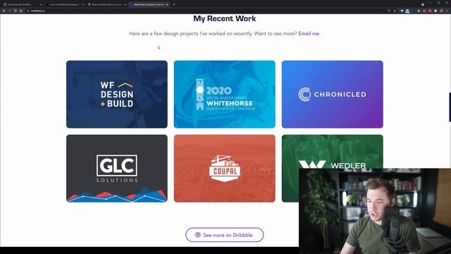 Web Developer Reacts to Beautiful Portfolio Websites смотреть онлайн