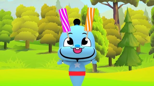 Learn Colors With Animals! | Hickory Dickory Dock Nursery Rhymes For Babies | Super Lime And Toys