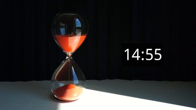 30 minutes Timer - hourglass with digital timer, ASMR sand sounds, no music смотреть онлайн