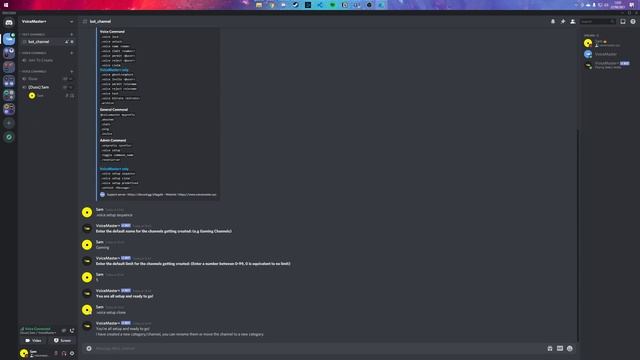 VoiceMaster+ setup tutorial - automatic temporary text/voice channels on Discord смотреть онлайн