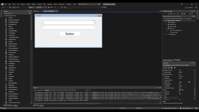 Add Placeholder to TextBox Control in C# смотреть онлайн