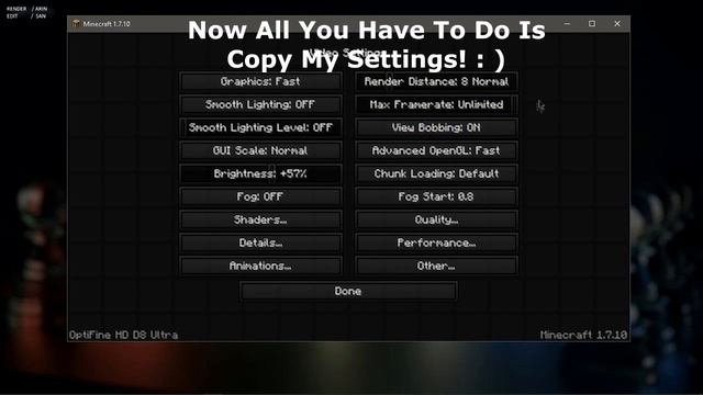 How To Get 200+ FPS On Minecraft | Best Settings + Mod Folder Release! ( 1.7.10 & 1.8.9 ) смотреть онлайн