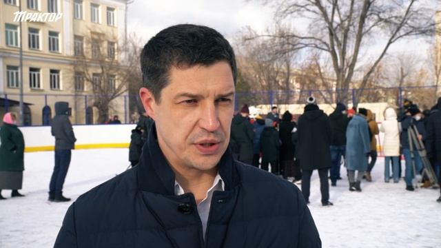 Открытие первой хоккейной коробки. «Трактор»&РМК смотреть онлайн