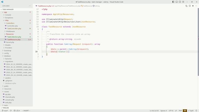 1.3 - Model Resources | Laravel for REST API's смотреть онлайн