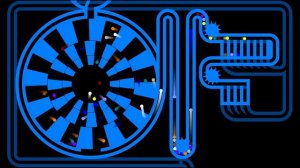 The Team Elimination Marble Race - 19 Times Elimination - in Algodoo