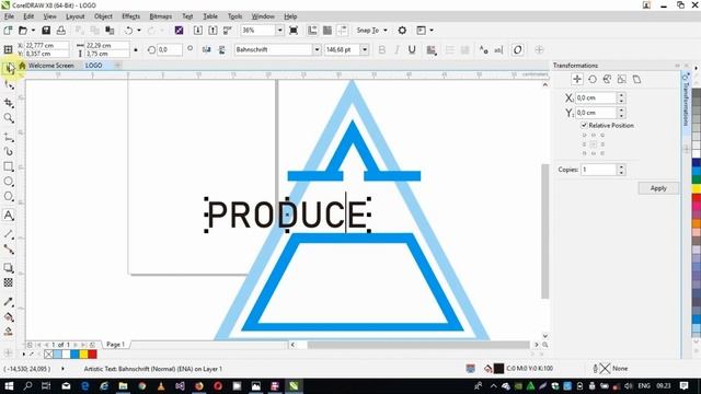 Tutorial membuat Logo PRODUCE 101 | CorelDRAW X8 (64-bit) смотреть онлайн