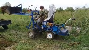 Минипогрузчик - адаптер для мотоблока.