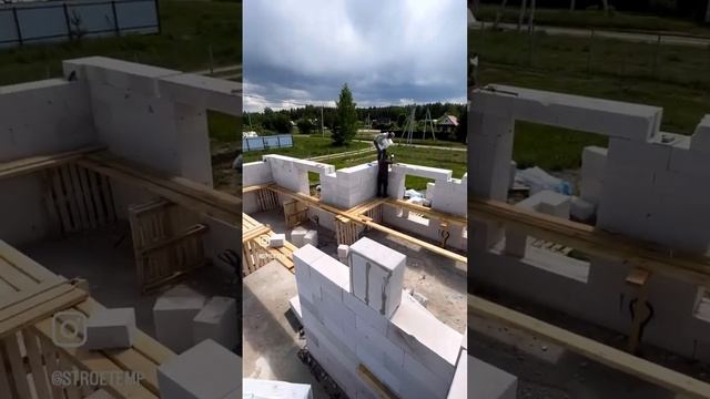 Кладка газобетонных блоков