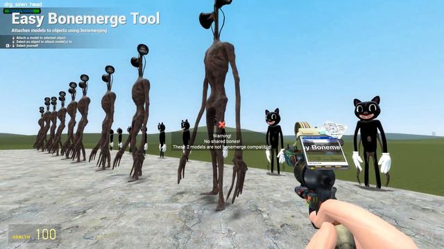 COMBINING CARTOON CAT OLD AND SIREN HEAD OLD In Garry's Mod! (Trevor Henderson) смотреть онлайн