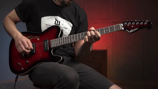 Электрогитара Caraya E219 - необычный телекастер смотреть онлайн