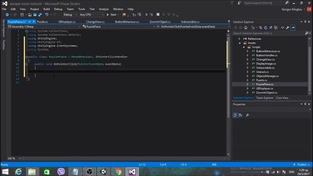 Creating a 2D Room Escape Game in Unity - Puzzle смотреть онлайн
