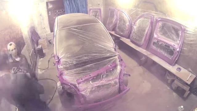 Toyota FunCargo Part#2 покраска внутряшек