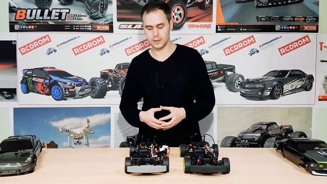 Mustang 1969 vs Nissan GTR R35 Обзор радиоуправляемых дрифт машинок HPI Sprint2 смотреть онлайн