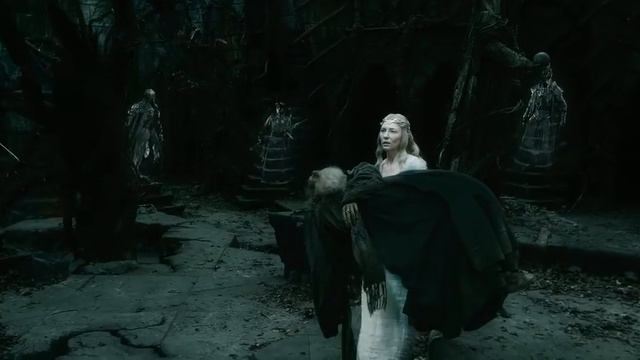 Galadriel Saves Gandalf At Dol Guldur