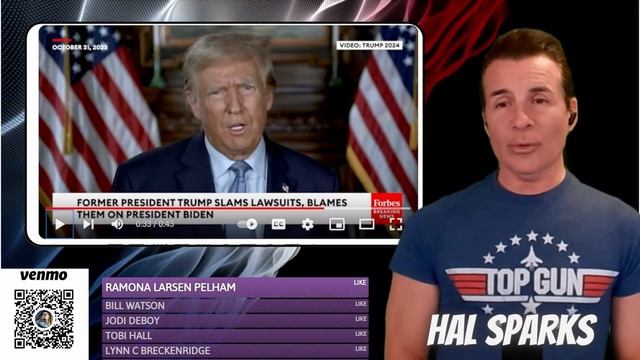 ? Law of the Bungle: Trump says founding father's ghosts despise Biden for Donald's legal woes?!? смотреть онлайн