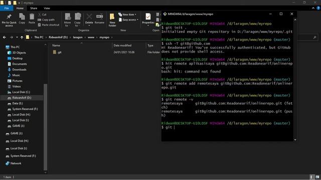 CARA BEKERJA DENGAN GITHUB REPOSITORY #github #git #gitremote смотреть онлайн