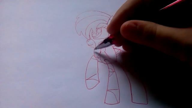 Как нарисовать мангл в виде пони смотреть онлайн