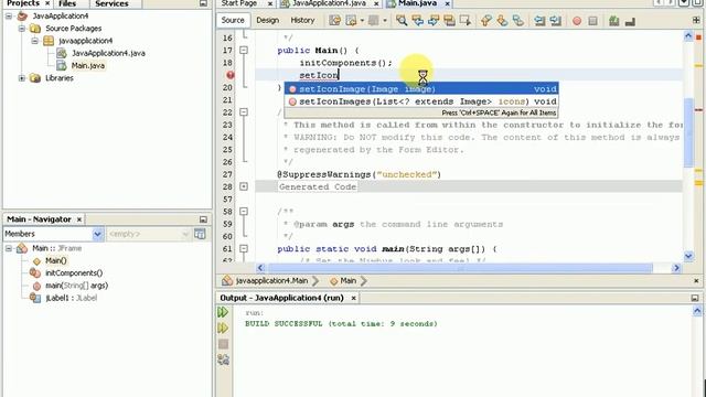 How to set icon in java Application смотреть онлайн