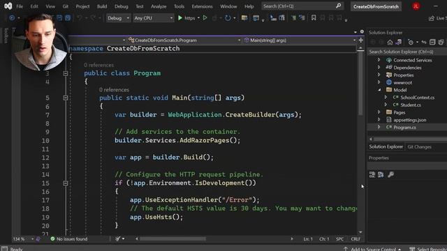 CREATE and CONNECT DATABASES in ASP.NET смотреть онлайн