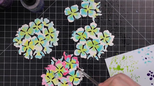 Easy Oxide Spray Hydrangeas Cards | HoneyBee Stamps Lovely Layers: Hydrangeas смотреть онлайн