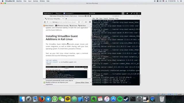 How to install VirtualBox Guest Additions in Kali Linux смотреть онлайн