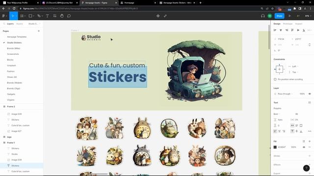 Making a Sticker Printing Business with Midjourney & No-code Tools (in 45 mins) | Part 1 смотреть онлайн