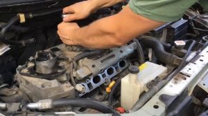 Замена свечей на NISSAN TIIDA 1.6 HR16DE