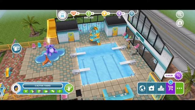 Look at the Diving Board apprehensive | The Sims FreePlay смотреть онлайн