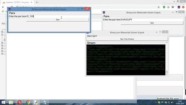 Binary.com Websocket Ticks to MySQL Database using Python 3.X смотреть онлайн
