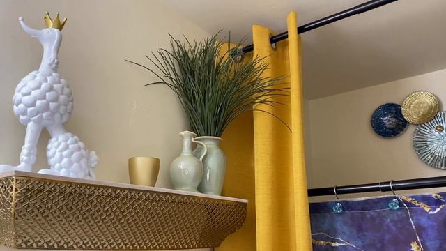 New✨Small Bathroom Decor Idea | Blue & Gold | Best Renter Friendly Bathroom Decor | SUMMER 2022 смотреть онлайн