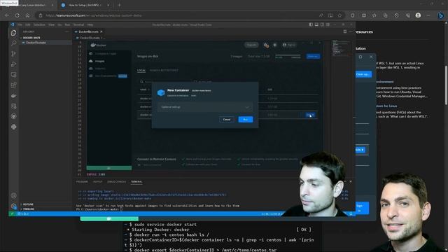 Linux Tips - Create WSL Distro from Docker Container (2023) смотреть онлайн