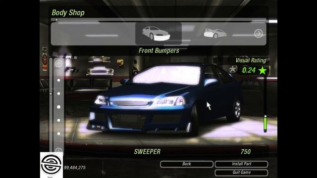 Modif Honda Civic Fast And Furious Underground 2 смотреть онлайн
