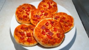 ПИЦЦА «ШКОЛЬНАЯ»! Самый удачный рецепт теста! Мини пицца как в школе! Пиццы из дрожжевого теста!