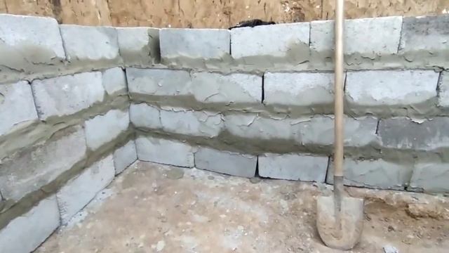 Сливная яма, Выгребная яма со шлакоблока смотреть онлайн