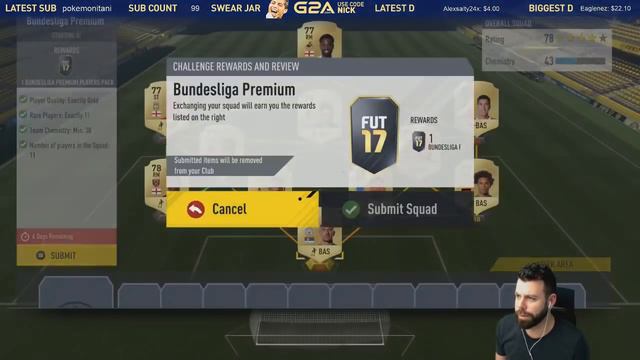 WOW I PACK ANOTHER TOTS 91 DEMBELE!!!! UNREAL BUNDESLIGA PACK LUCK!!! - Poor Man RTG #127 - FIFA 17 смотреть онлайн