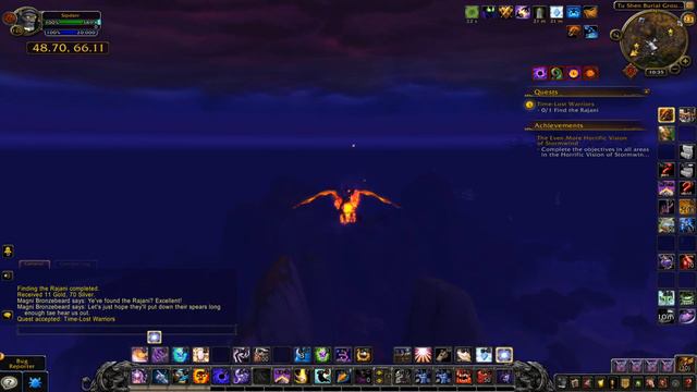 Time Lost Warriors Quest WoW