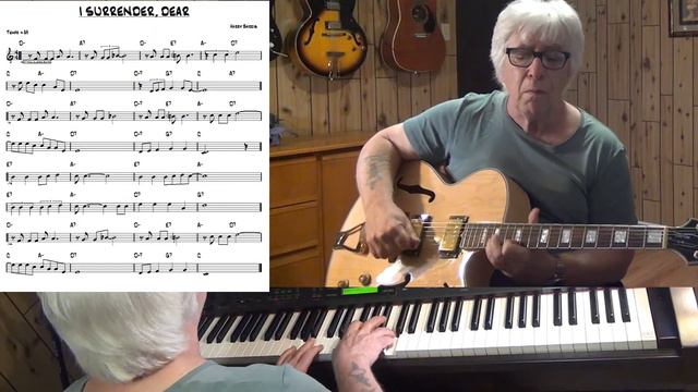 I Surrender Dear - Jazz guitar & piano cover ( Harry Barris ) Yvan Jacques смотреть онлайн