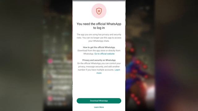 You Need The Official WhatsApp to Log in GB WhatsApp | GB WhatsApp Login Problem 💯 #GBwhatsap смотреть онлайн
