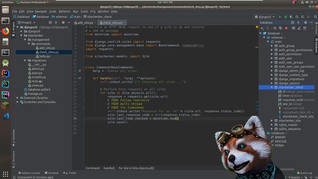 Live Coding: Django CLI & cron (Website Up Checker) смотреть онлайн