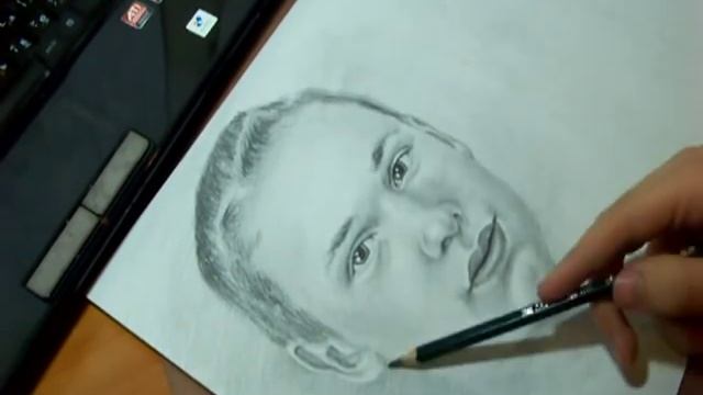 ПОРТРЕТ С ФОТОГРАФИИ // Художник Егор Матита смотреть онлайн